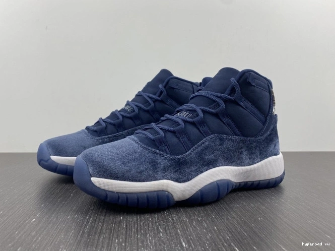 VELVET WMNS MIDNIGHT 11 AR0715-441 AIR JORDAN NAVY 0805